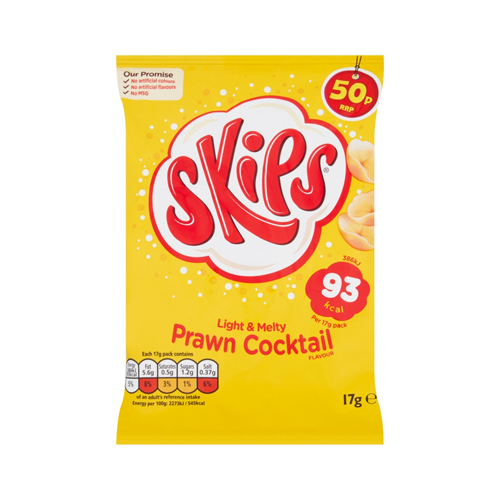 SKIPS PRAWN COCKTAIL PMP 50P 17G
