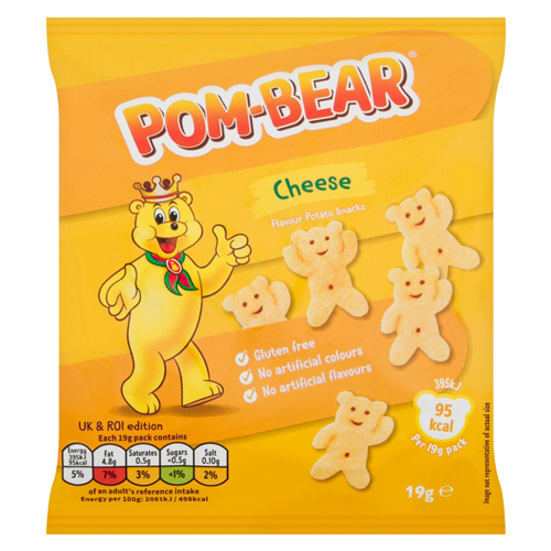 POM-BEAR CHEESE CRISPS 19G