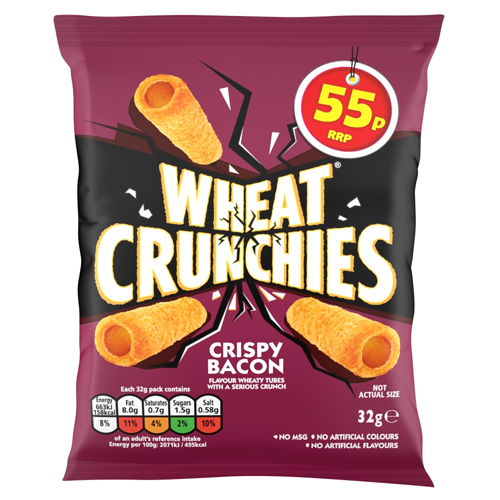 WHEAT CRUNCHIES CRISPY BACON PMP 55P 32G