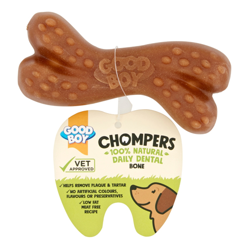GOOD BOY CHOMPERS DENTAL BONE CHEW DOG TREAT 60G