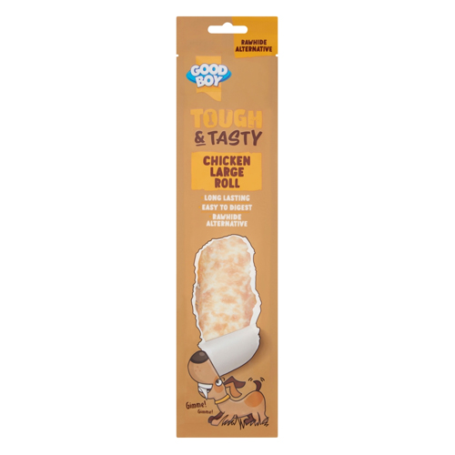 GOOD BOY TOUGH & TASTY CHICKEN LARGE ROLL 80G