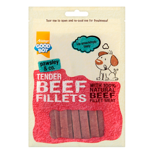 GOOD BOY PAWSLEY & CO. TENDER BEEF FILLETS 90G