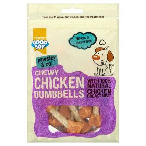 GOOD BOY CHICKEN DUMBELLS DOG TREATS 100G