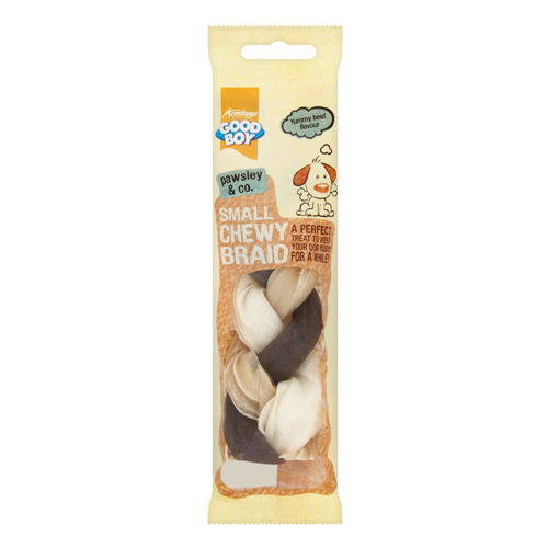 GOOD BOY PAWSLEY & CO. SMALL CHEWY BRAID 55G