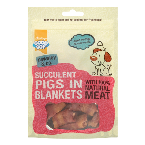 GOOD BOY PAWSLEY & CO SUCCULENT PIGS IN BLANKETS 80G