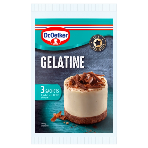 DR.OETKER GELATINE SACHET 3PK 12G
