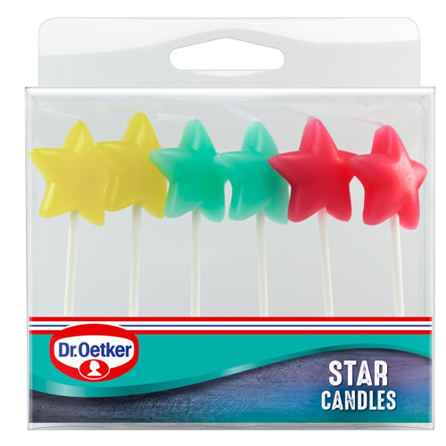 DR.OETKER SIX STAR CANDLES 12G