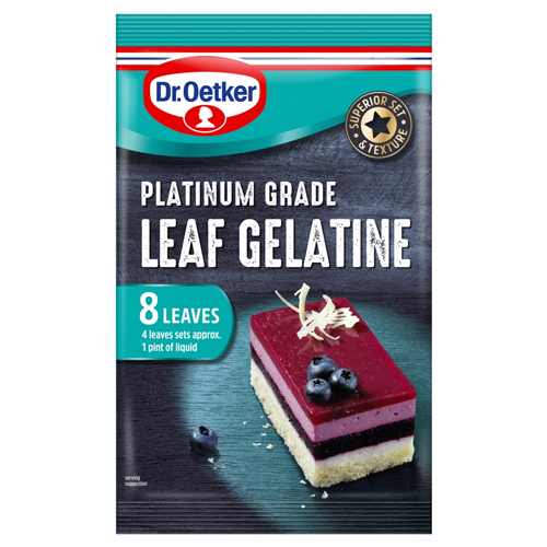 DR.OETKER PLATINUM GRADE LEAF GELATINE 13G