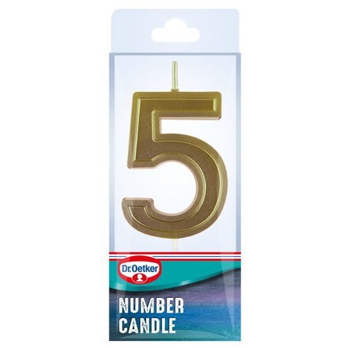 DR.OETKER NUMBER FIVE CANDLE 5G