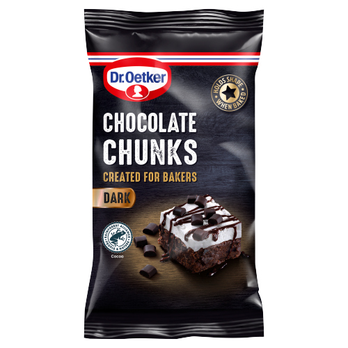 DR.OETKER CHOCOLATE CHUNKS DARK 100G