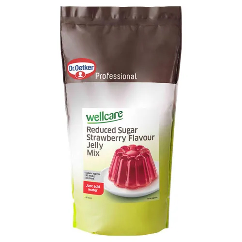 DR.OETKER WELLCARE REDUCED SUGAR STRAWBERRY JELLY MIX 1KG