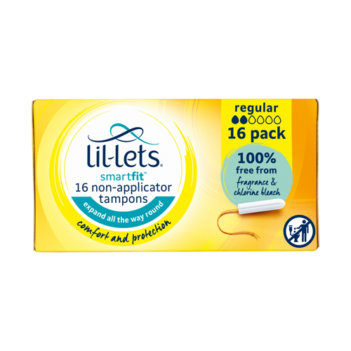 LIL-LETS SMARTFIT NON APPLICATOR REGULAR 16PK