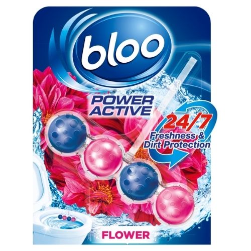 BLOO POWER ACTIVE FLOWER TOILET RIM BLOCKS 50G