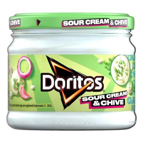 DORITOS COOL SOUR CREAM & CHIVES SHARING DIP 280G