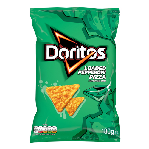 DORITOS LOADED PEPPERONI PIZZA TORTILLA CRISPS 180G