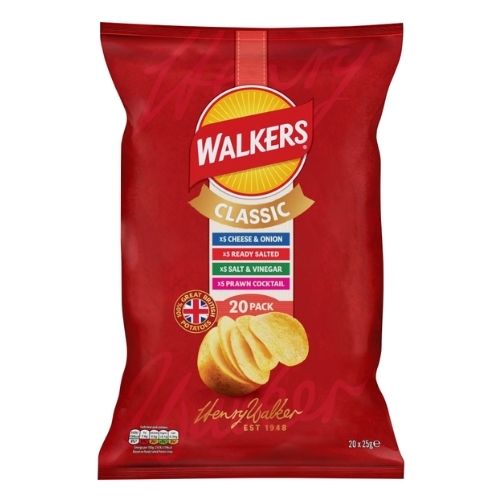 WALKERS CLASSIC 20PK 25G
