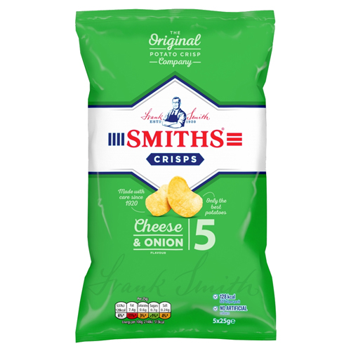 SMITH'S CHEESE ONION BAG 25G