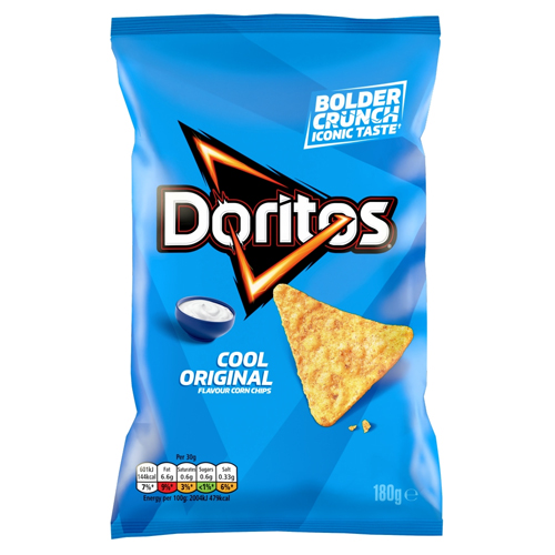 DORITOS COOL ORIGINAL FLAVOUR CORN CHIPS 180G