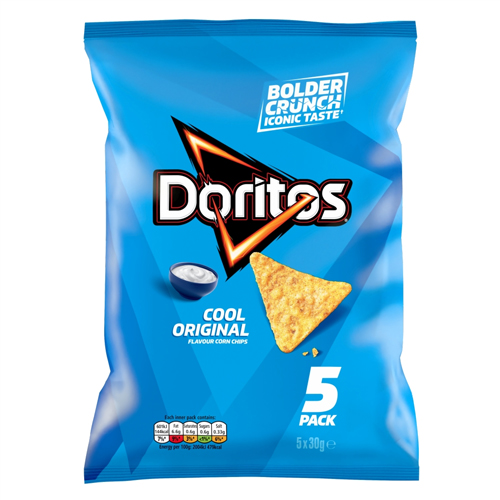 DORITOS COOL ORIGINAL TORTILLA CRISPS 5PK 30G