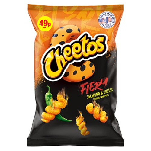 CHEETOS TWISTED FIERY JALAPENO & CHEESE PMP 49P 27G