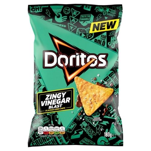 DORITOS ZINGY VINEGAR BLAST 180G