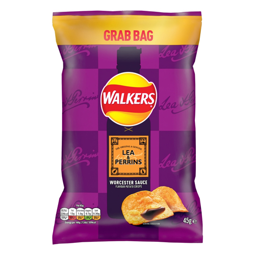 WALKERS LEA & PERRINS WORCESTER SAUCE 45G