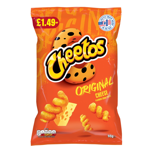 CHEETOS TWISTED CHEESE CRISPS PMP £1.49 70G