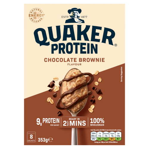QUAKER OAT SO SIMPLE PROTEIN CHOCOLATE BROWNIE 352G