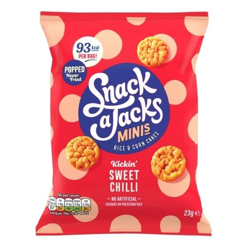 SNACK A JACKS SWEET CHILLI RICE CAKES 23G