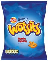 WALKERS WOTSITS CRUNCHY FLAMIN' HOT SNACKS CRISPS 140G