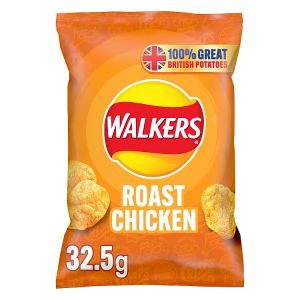 WALKERS ROAST CHICKEN CRISPS 32.5G