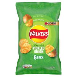 WALKERS PICKLED ONION CRISPS 25G