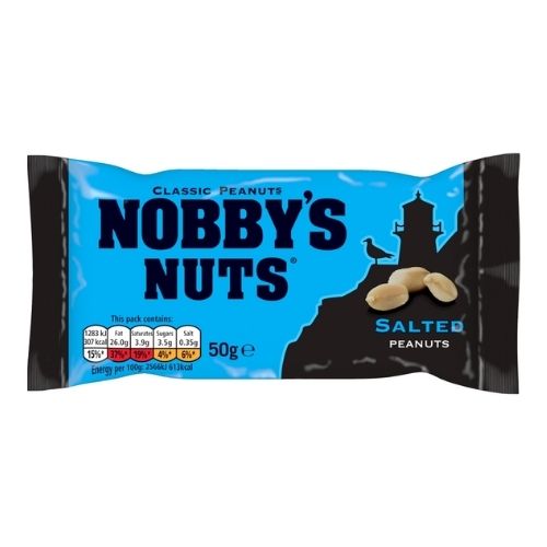 NOBBY'S NUTS CLASSIC SALTED PEANUTS 50G