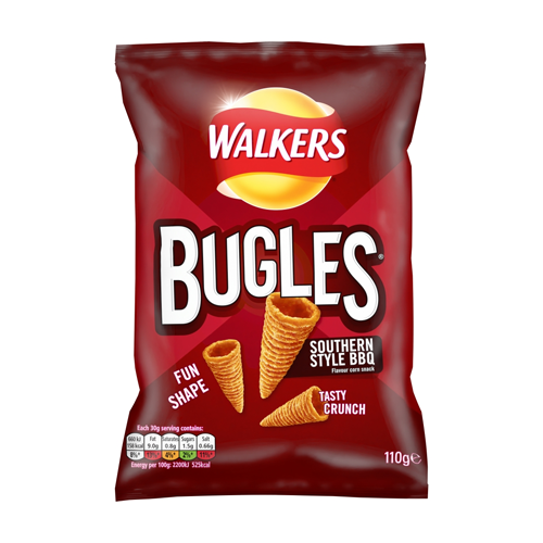 WALKERS BUGLES SOUTHERN STYLE BBQ 110G
