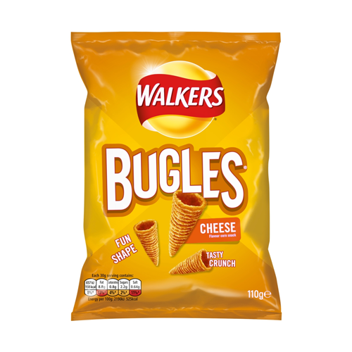 WALKERS BUGLES CHEESE SHARING SNACKS 110G