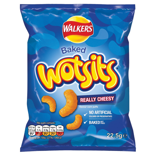 WALKERS WOTSITS REALLY CHEESY SNACKS 22.5G