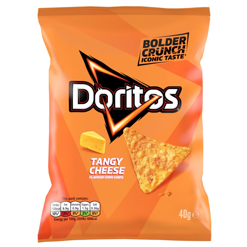 DORITOS TANGY CHEESE TORTILLA CHIPS 40G