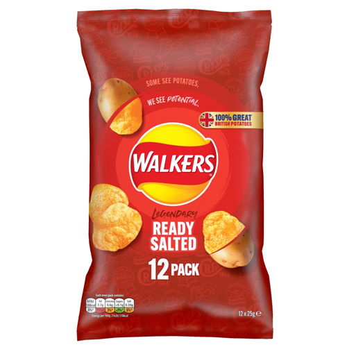 WALKERS READY SALTED CRISPS 25G
