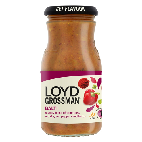 LOYD GROSSMAN BALTI CURRY SAUCE 350G