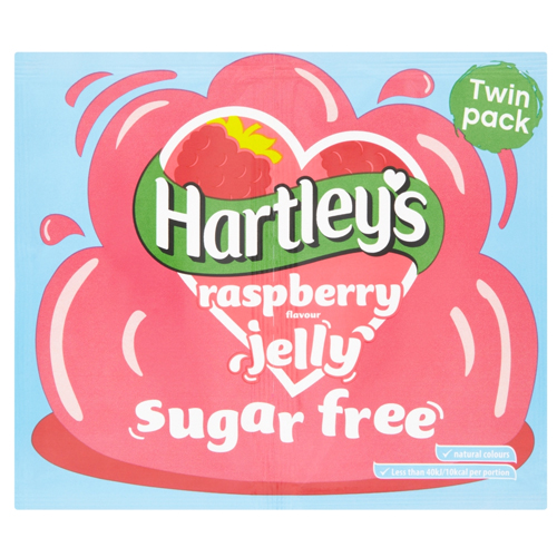 HARTLEY'S SUGAR FREE RASPBERRY JELLY CRYSTALS 23G