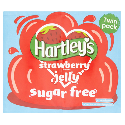 HARTLEY'S SUGAR FREE STRAWBERRY JELLY CRYSTALS 23G