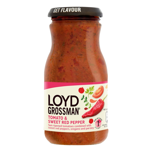 LOYD GROSSMAN TOMATO & SWEET RED PEPPER 350G