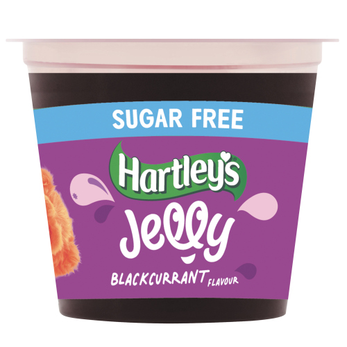 HARTLEY'S NO ADDED SUGAR BLACKCURRANT RTE JELLY POT 115G