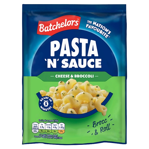 BATCHELORS PASTA 'N' SAUCE CHEESE & BROCCOLI 	99G