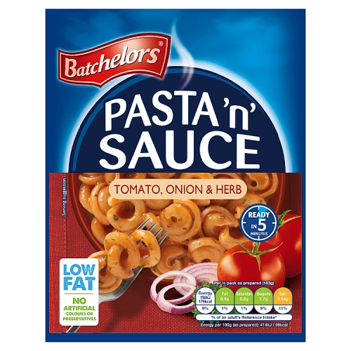 BATCHELORS PASTA 'N' SAUCE TOMATO, ONION & HERB 99G