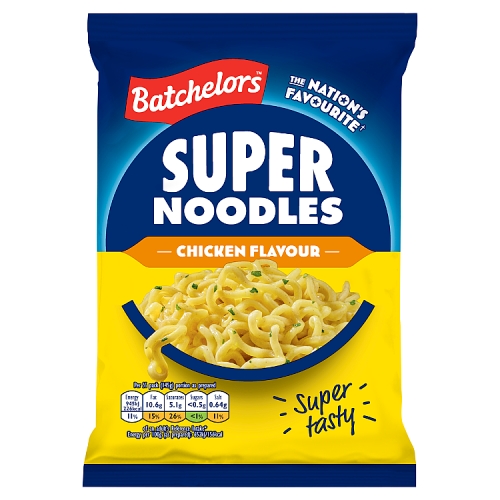 BATCHELORS SUPER NOODLES CHICKEN FLAVOUR 24X 90G