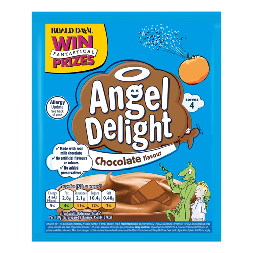 ANGEL DELIGHT CHOCOLATE INSTANT DESSERT 59G