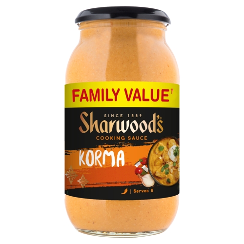 SHARWOOD'S INDIAN KORMA CURRY COOKING SAUCE 720G