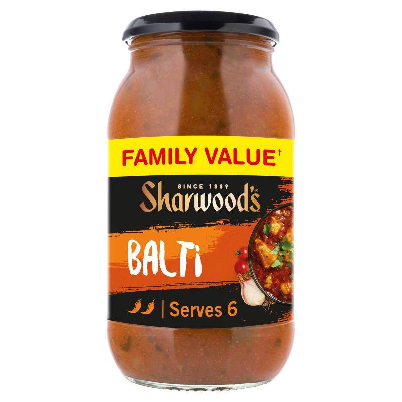 SHARWOOD'S INDIAN FAMILY VALUE BALTI CURRY COOKING SAUCE 720G