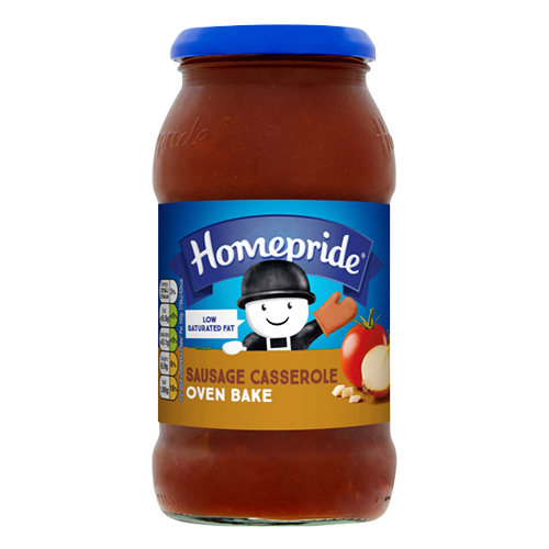 HOMEPRIDE SAUSAGE CASSEROLE OVEN BAKE 485G